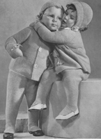 baby pram suit knitting pattern from 1920s